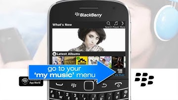 How to delete a track in a playlist from a Blackberry handset