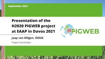 PIGWEB presentation at EAAP in Davos 2021 - by Jaap van Milgen