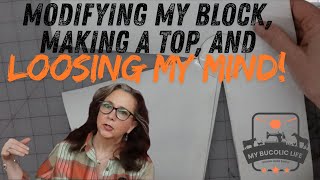 Watch me modify my bodice block, make a little top, and lose my mind!