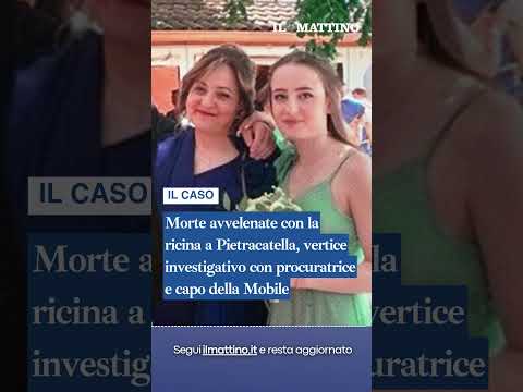 Video Morte avvelenate con la ricina a Pietracatella, il vertice investigativo