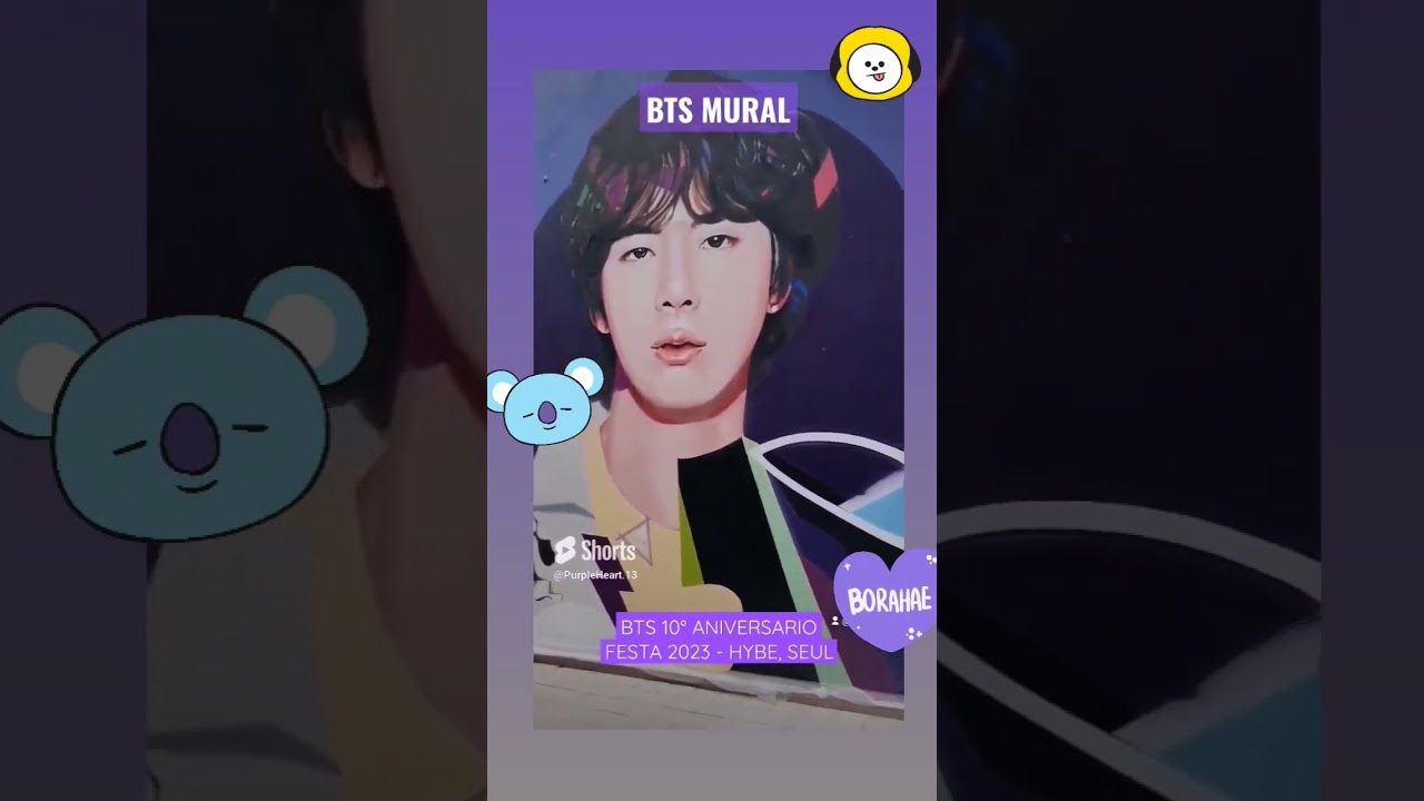BTS Mural HYBE 