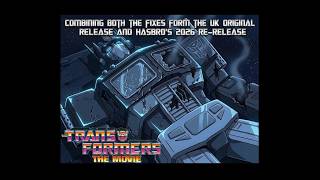 Transformers the Movie - both fixes UK original release & Hasbro's 2026 re-release #transformers