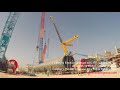 Lifting  erection of vessel 48c107 weight 152ton