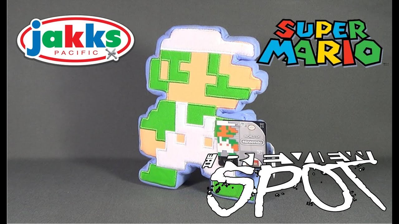 Toy Spot - Jakks Pacific World of Nintendo Super Mario Plush Luigi