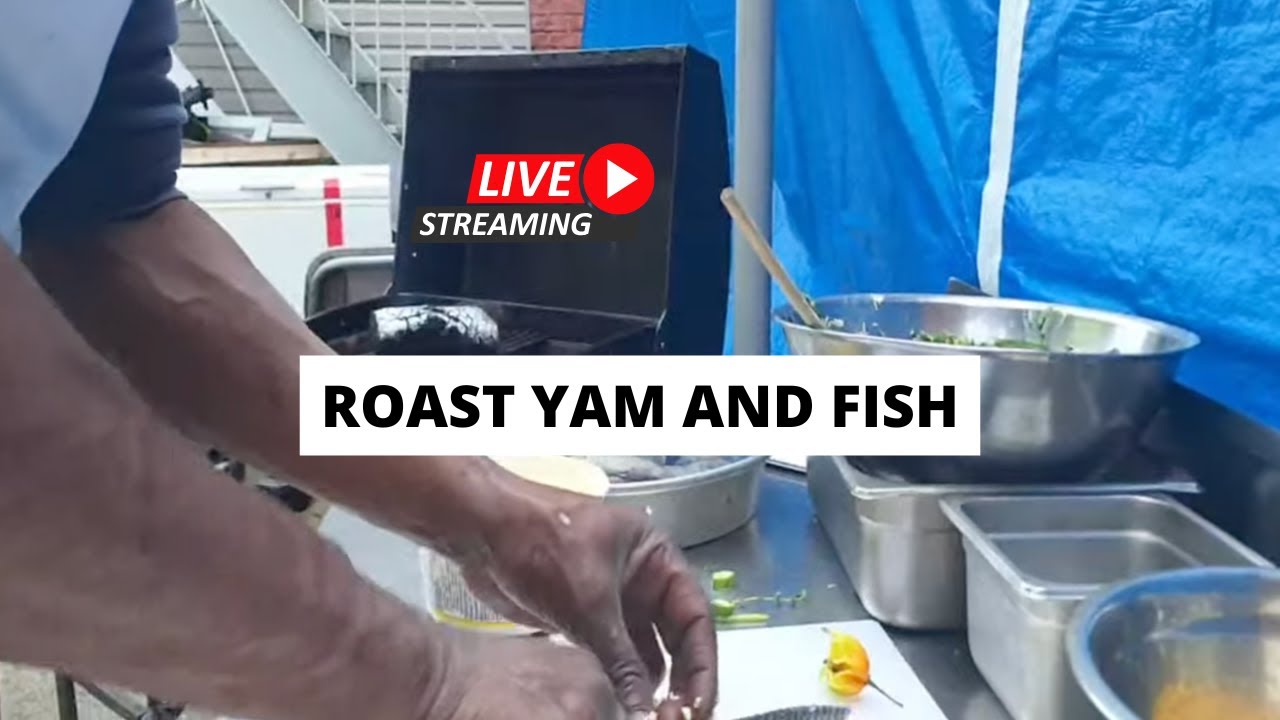 IN THE KITCHEN WITH FOOTA PREPPING THE FISH