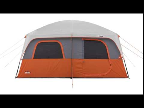 Core Equipment 10 Person Straight Wall Cabin Tent 