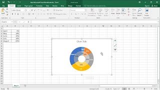 How to Make Double Doughnut Chart in Excel