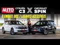 CHEVROLET SPIN x CITROËN AIRCROSS: qual é o melhor carro de 7 lugares de entrada?