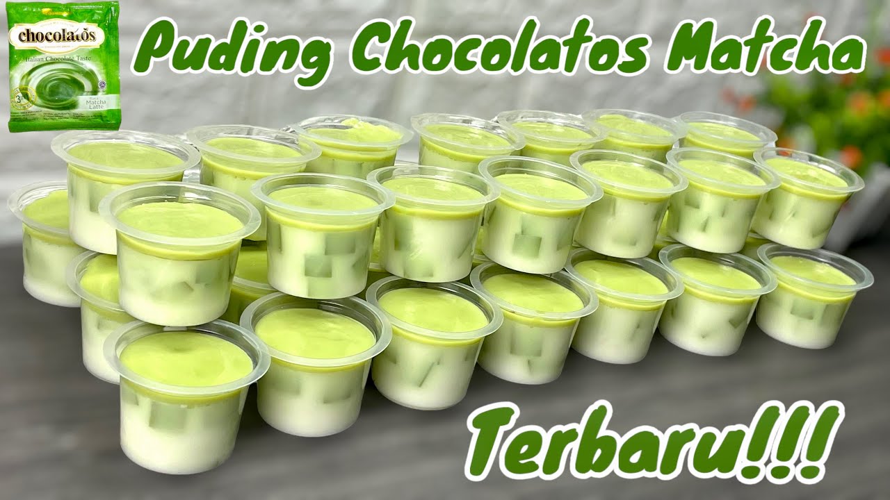 TERBARU‼️ PUDING CHOCOLATOS MACHA SUSU | PECINTA MACHA WAJIB COBA