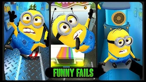 FUNNY FAILS : MINIONS : REFEREE MINION : Despicable Me 2 : Minion Rush Gameplay