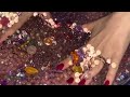 Relaxing Sound of water beads. 
