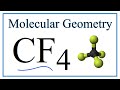 CF4 Molecular Geometry and AXE Notation