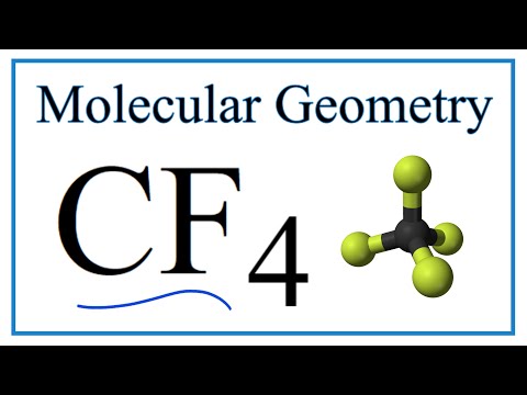 ቪዲዮ: Cf4 tetrahedral ነው?