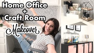 HOME OFFICE + CRAFT ROOM MAKEOVER | MAPIFUL WALL DECOR | DECORATE ORGANIZE #WITHME | Bloom Creative