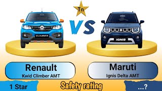 Renault Kwid Climber Amt Vs Maruti Ignis Delta Amt
