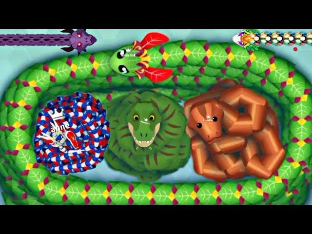 WormsZone.io Best Slither Snake Hack 2,300,000+ Score Top 001 WormZoneio  Gameplay