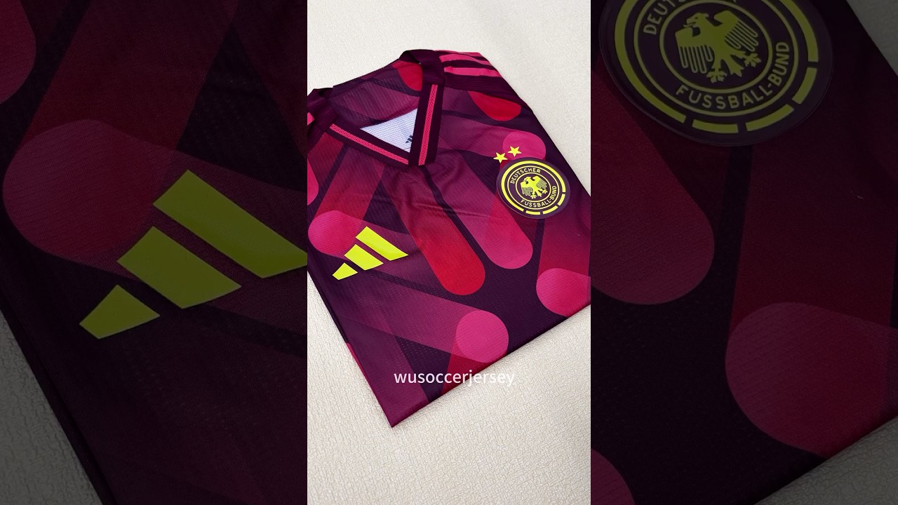 2025 Germany Away New Red Football Jersey 