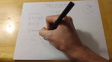 Radius of nth Bohr Orbit Derivation