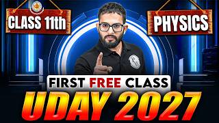 RBSE Class 11th Physics | Uday 2027 | First Free Class by Aamir Sir  | RBSE Wallah