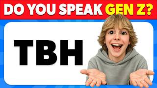 Guess The ACRONYM? | Popular Word Slang Trivia | Gen Z Slang Quiz screenshot 5