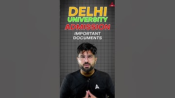 Delhi University Admission Important Documents 📄For CUET 2024 #delhiuniversity #cuet