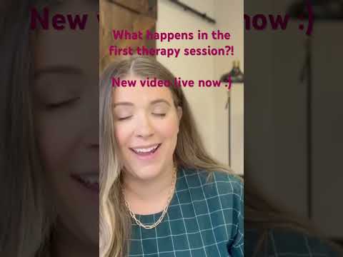 What happens during the first therapy session? A therapist tells all. #