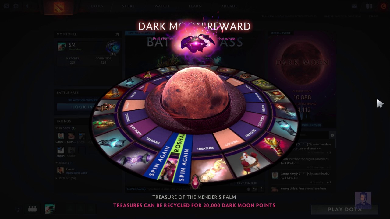 Dota 2: Dark Moon Treasure of the Forgotten Myth # Very Rare Pudge