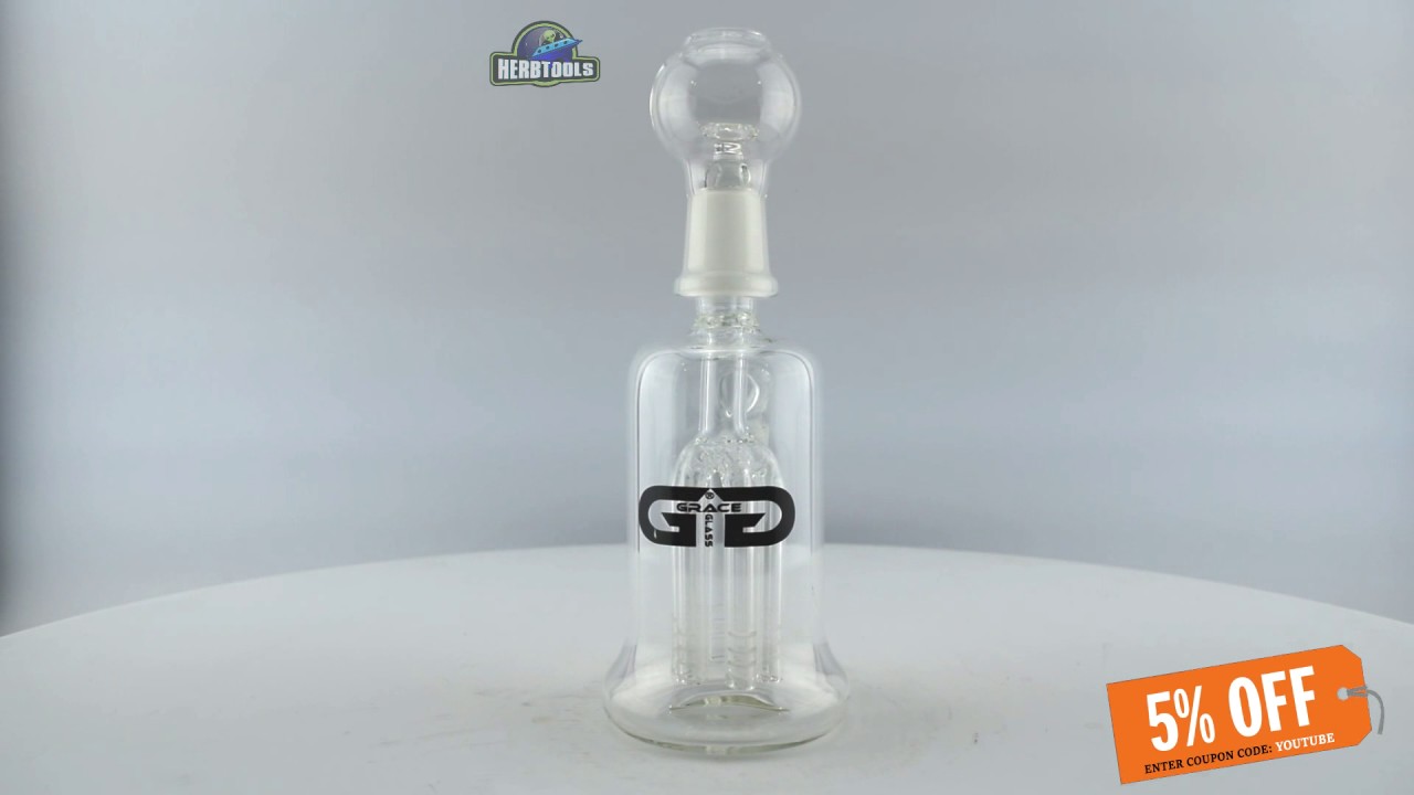 18.8 GRACE GLASS 2-IN-1 OIL & HERB PRECOOLER [HD] [HERBTOOLS]
