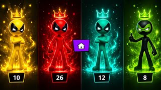 Stickman Party - Gameplay WalkthroughPart 189| Tournament Mode1234 PlayerRandom screenshot 4