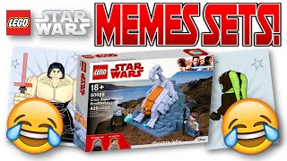 The FUNNIEST LEGO Star Wars MEME Sets!