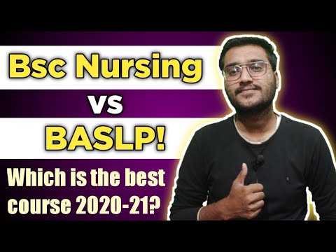Bsc Nursing vs BASLP🔥 Bachelor of Audiology & Speech Langauge Pathology ...