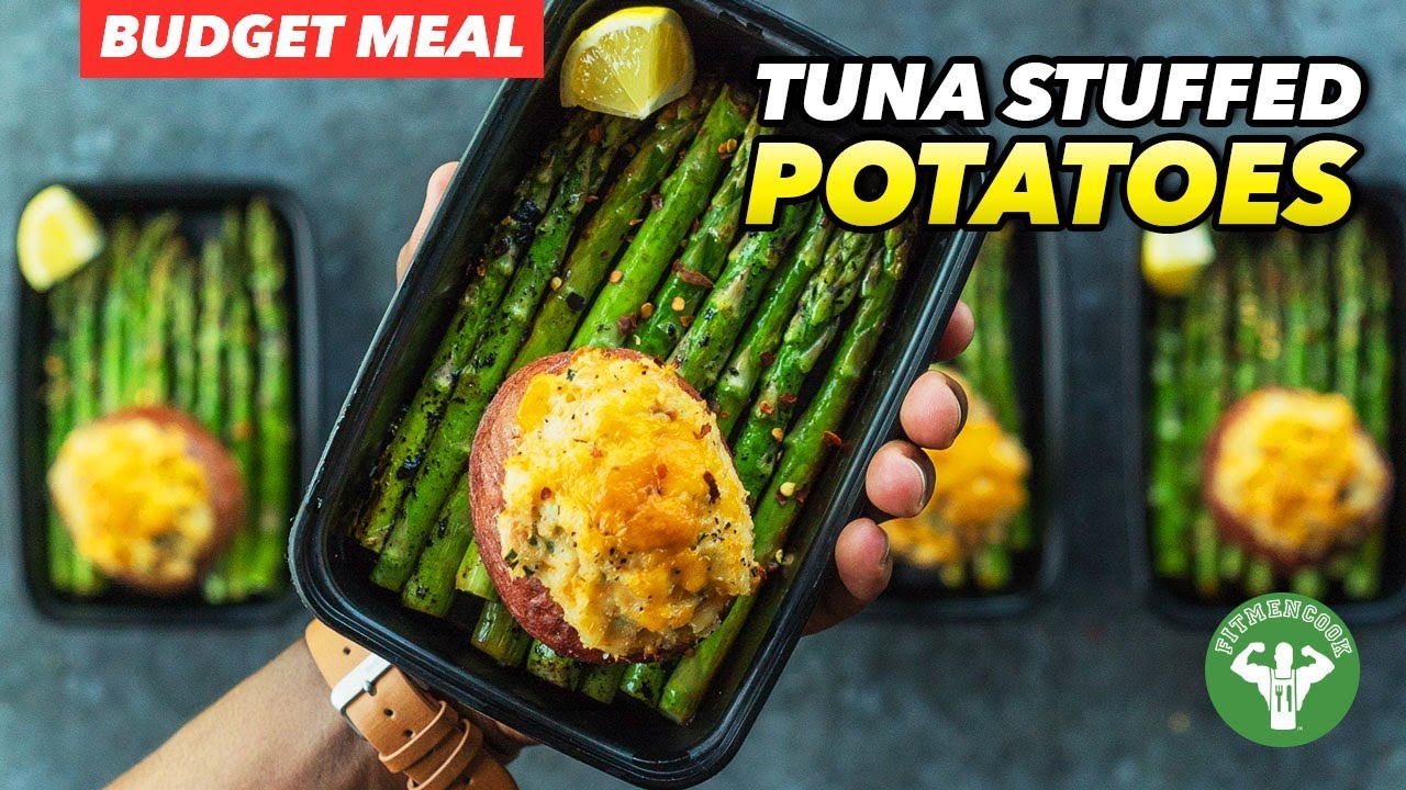 Budget Meal Prep - Tuna Stuffed Red Potatoes