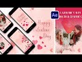 After Effects Tutorial: Valentine's Day Motion Graphics Made Easy #aftereffects