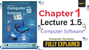 Class 10 Computer Science | Chapter 1 | Lecture 1.5 | Computer Software Explained!
