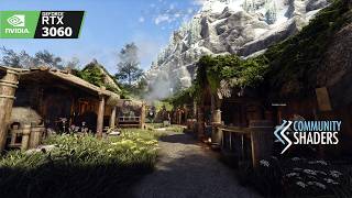 MODDED SKYRIM 2026 FIRST-PERSON Walking With Community Shaders ⁞ Showcase [RTX 3060 6GB DLAA]