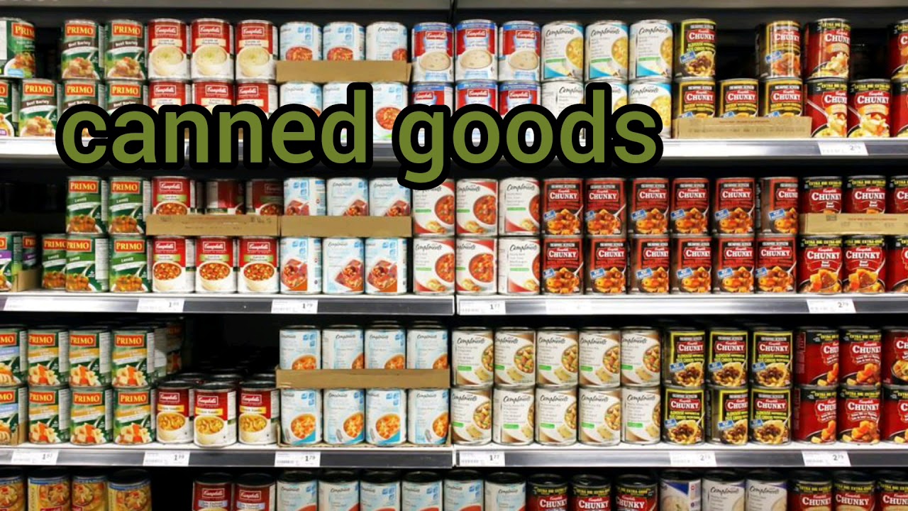 How to Pronounce Canned goods in American English YouTube