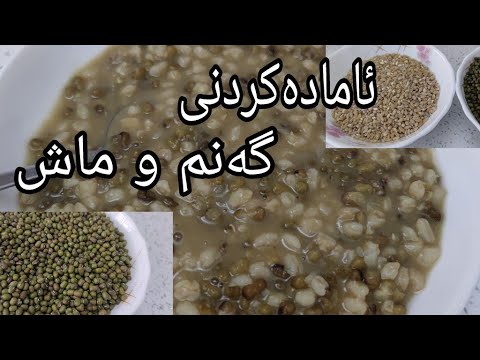 چۆنیەتی ئامادەکردنی گەنم و ماش بەکەمترین کات