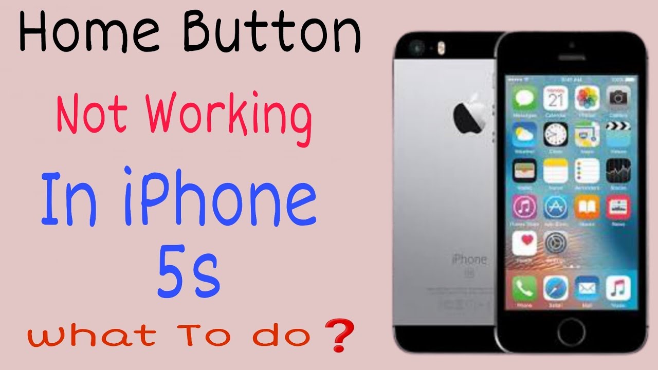 Home button is not working in iPhone 5s।आईफोन 5s होम बटन नॉट वर्क⚔️ ...