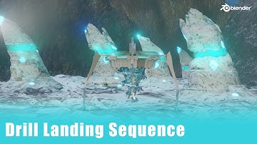 Sci-Fi Drill Animation | Showreel | Made in Blender | Part 1