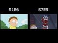 Rick & Morty S1E6 & S7E5 Ending Sync ๐ถ
