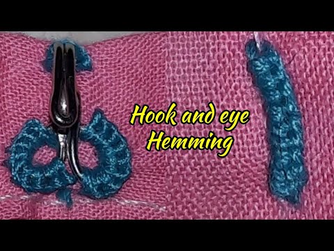 so easy make to hook & eye hemming stitching, hook & eye stitching