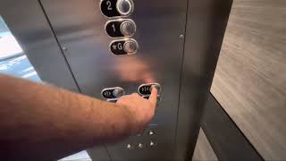 Slap-on-modded 2001 Schindler 300A hydraulic elevator at Weston Office Building, Cary NC (2025)