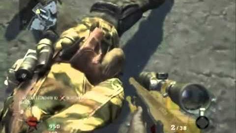 Quickscoping with my friends in Black Ops