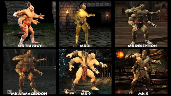 Mortal Kombat KANO Graphic Evolution 1992-2015