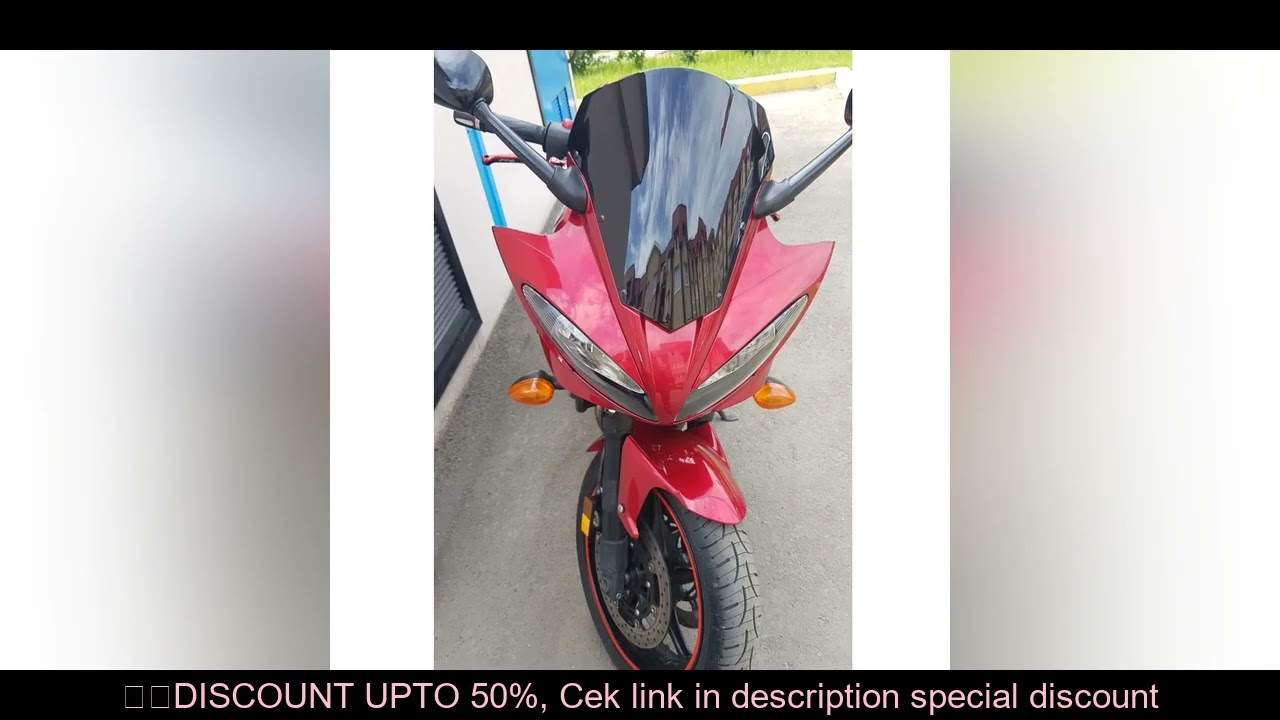 Windscreen For 2007 2008 2009 2010 Yamaha FZ6 S2 600 Fazer FZ-6 FZ 6 Wind Screen Deflectors Windshie