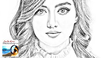 Adobe Photoshop 7.0 Tutorial | Pencil Sketch | Pencil Art DRAWINGS | Hindi / Urdu | Creative Ahsan