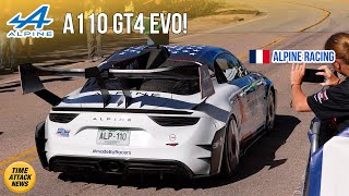 Alpine A110 GT4 EVO at Pikes Peak Hill Climb!