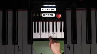 Video thumbnail of "Can You Feel My Heart - 8 Second Piano Tutorial"