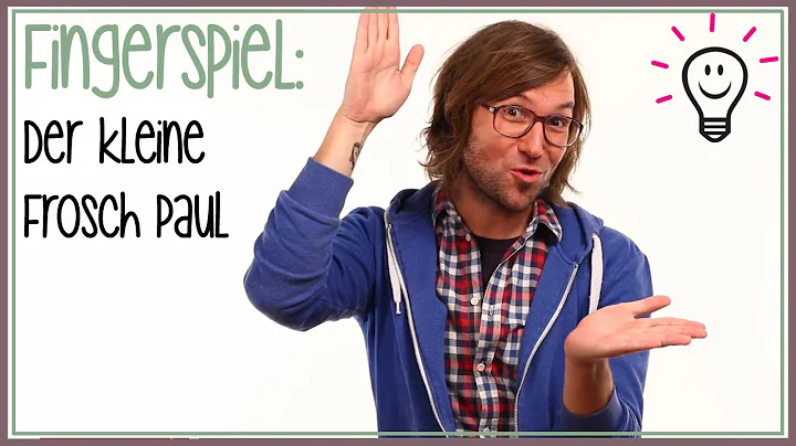 Der kleine Frosch Paul (Kinderreim) | Fingerspiele...