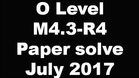 O Level Doeacc/Nielit  M4.-R4 ICT Resources System Question Paper July 2017 Solution All